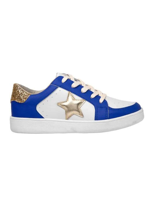 Star Sneaker: Blue/Gold