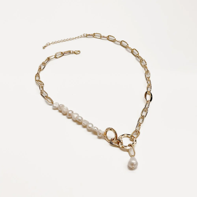 Pacific Pearl Link Chain Necklace *Waterproof*