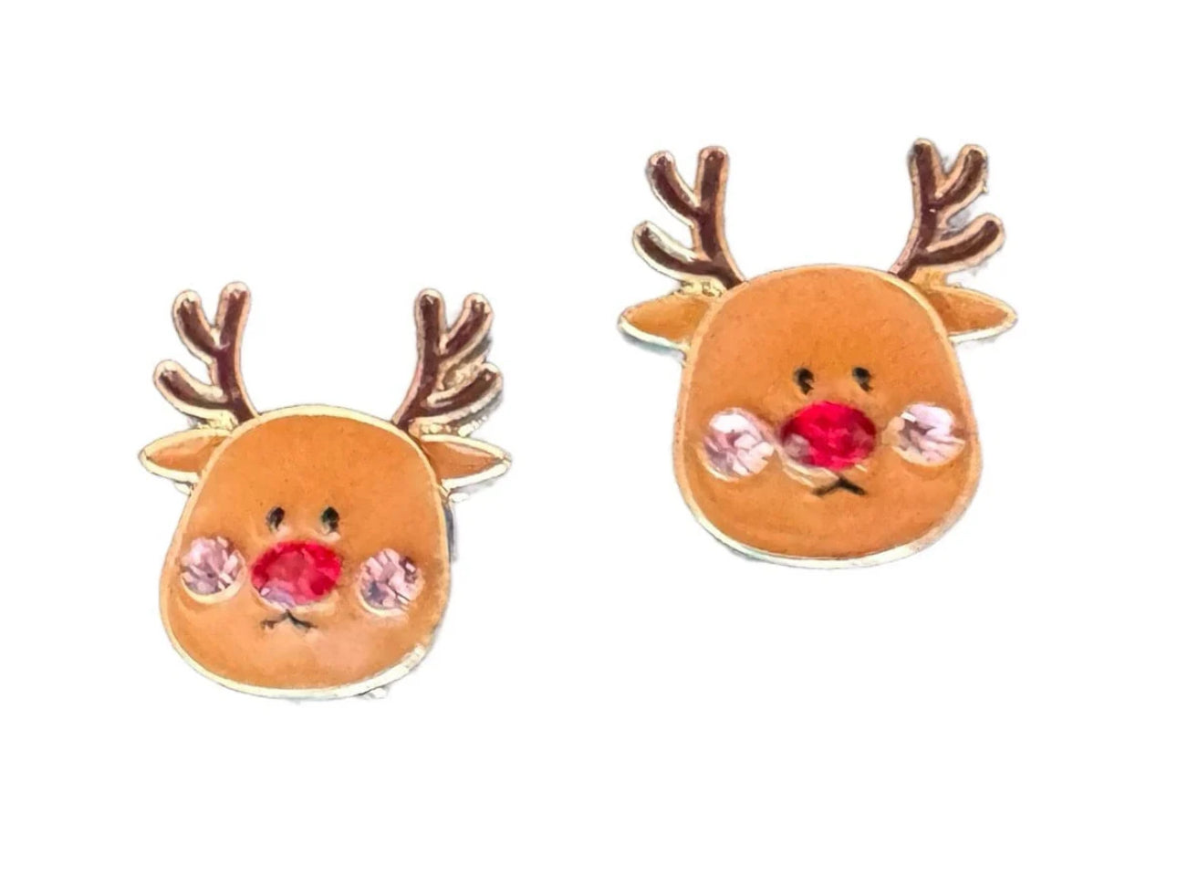 Reindeer Christmas Stud Earrings