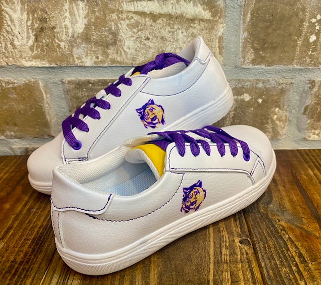 LSU Tiger Sneaker- Girls