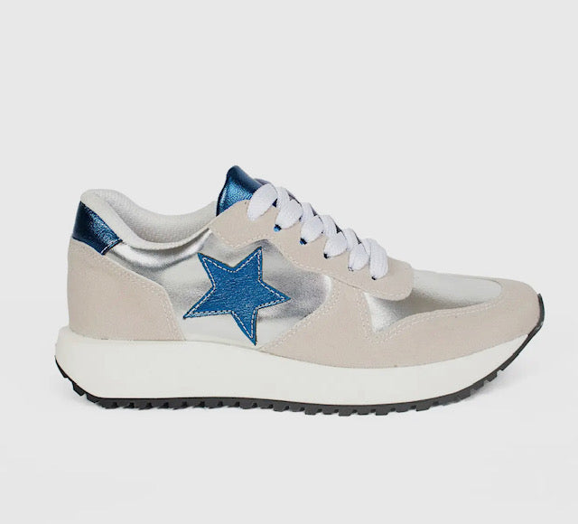 Ace 4 Sneaker- Blue/Silver