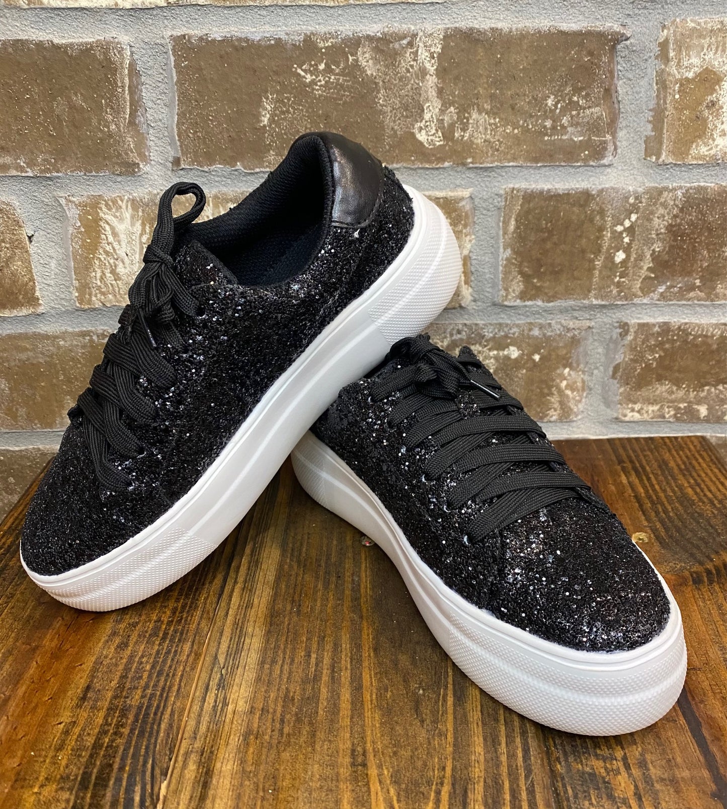 Glaring Chunky Glitter Sneakers