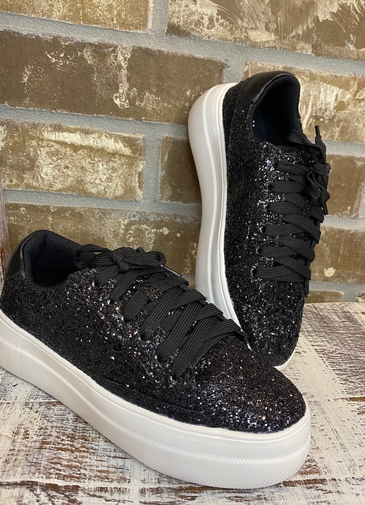 Glaring Chunky Glitter Sneakers