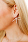 Lola Baby Pink Bow Earrings